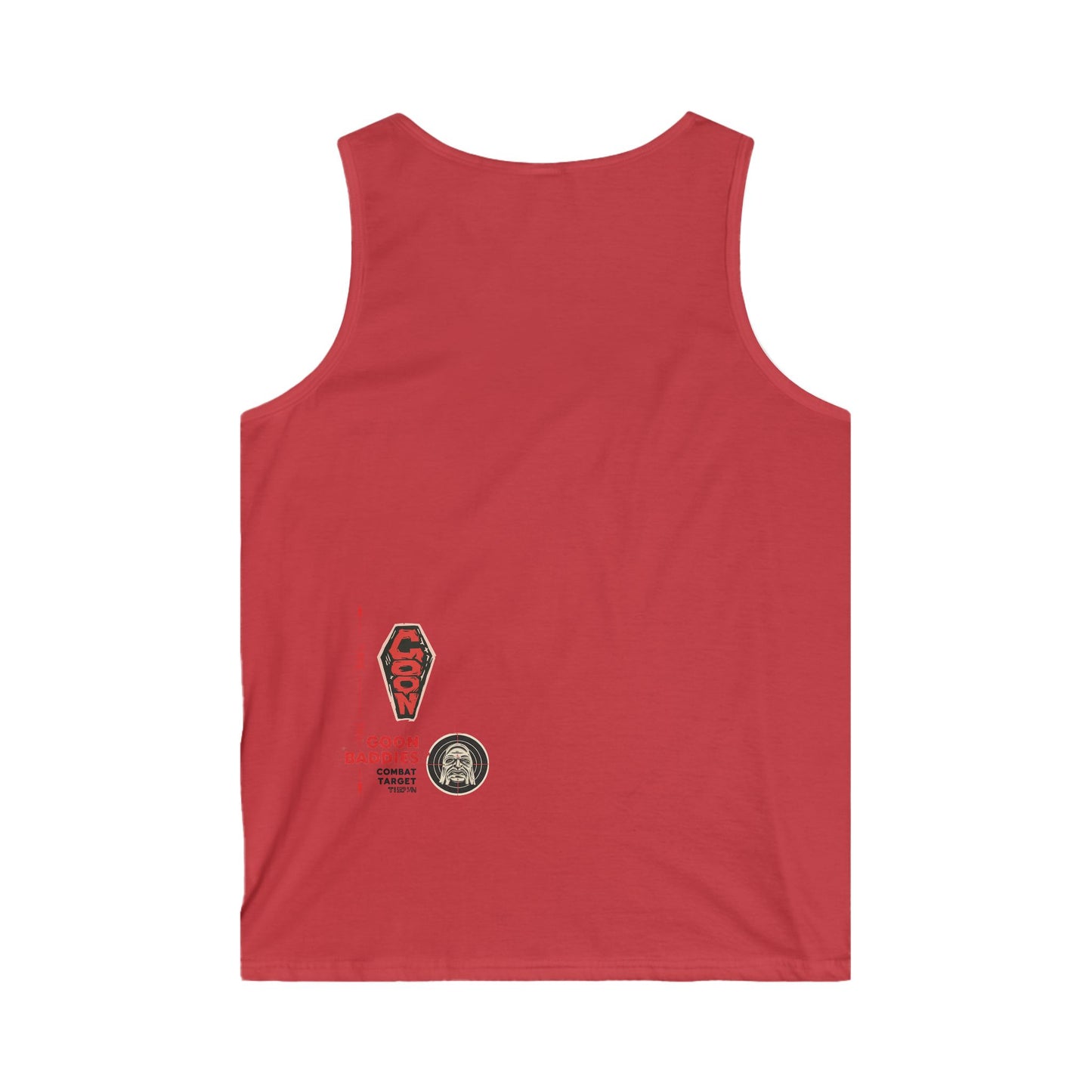 Men's Softstyle Tank Top with Retro Bad Guys Design | Casual Summer Wear, Gift for Him, Vacation Outfit, Streetwear Style, Graphic Tee