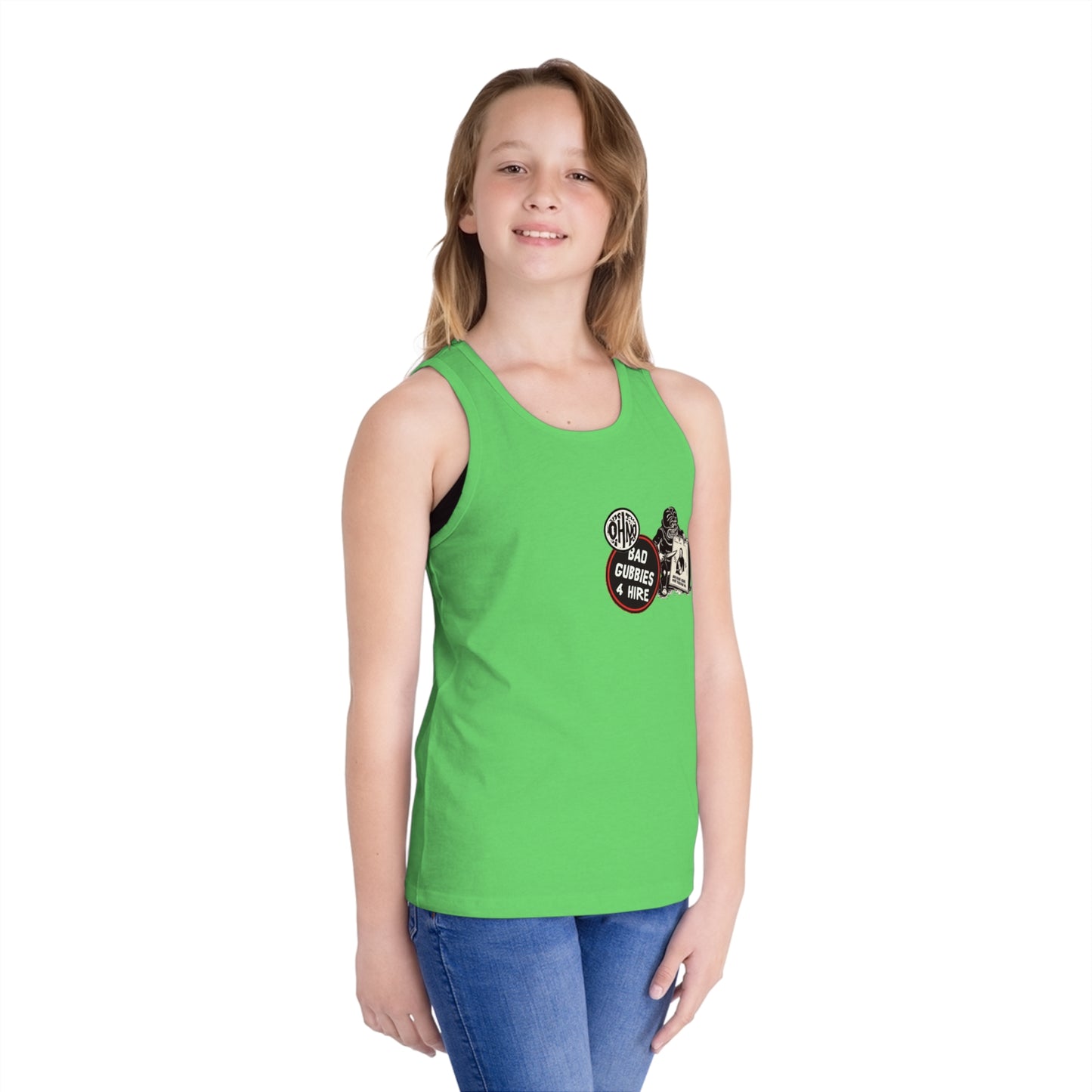 Adventure Ready Kids Jersey Tank Top, Perfect for Summer Fun, Outdoor Activity, Family Trips, Trendy Youth Apparel, Gift for Young Explorers