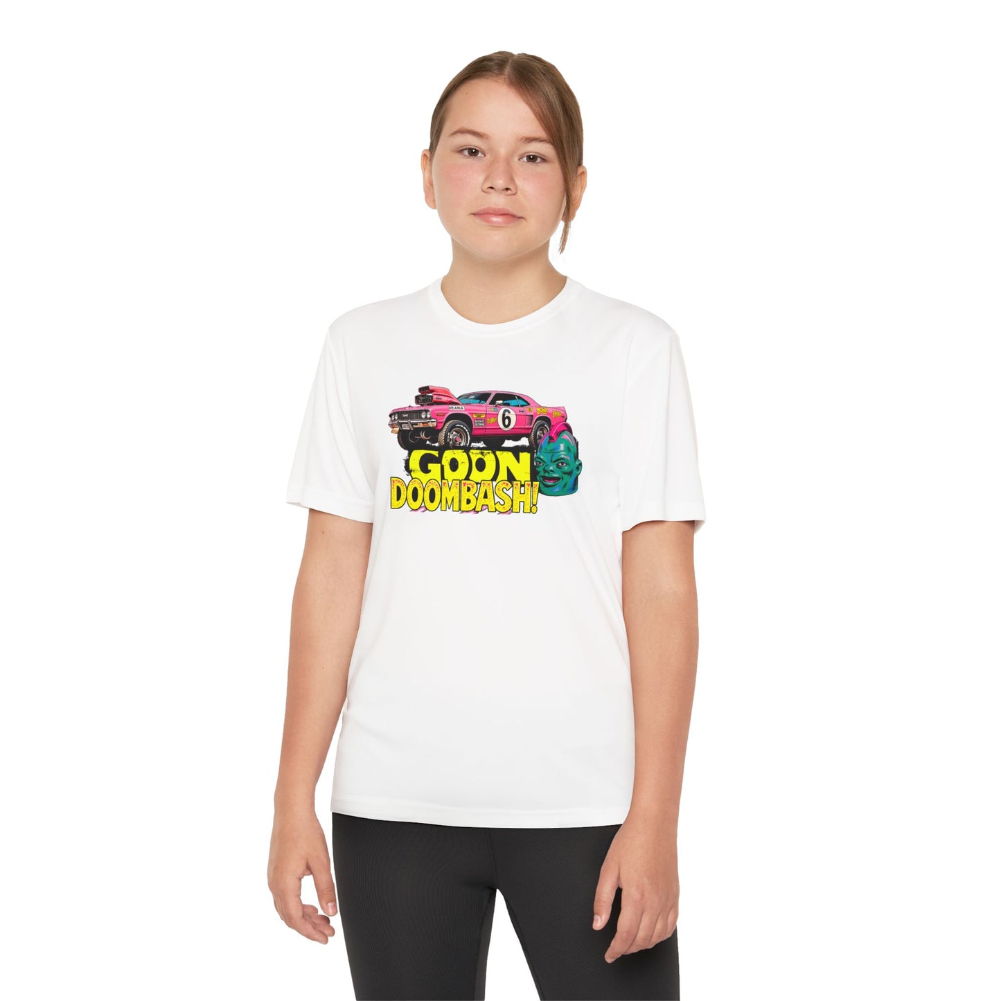 Youth Racing T-Shirt, Goons Goon Doombash Graphic Tee, Kids Car Enthusiast Apparel, Perfect for Birthdays, Race Days, or Everyday Fun