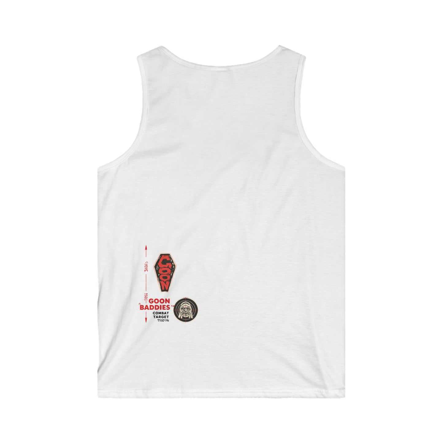 Men's Softstyle Tank Top with Retro Bad Guys Design | Casual Summer Wear, Gift for Him, Vacation Outfit, Streetwear Style, Graphic Tee