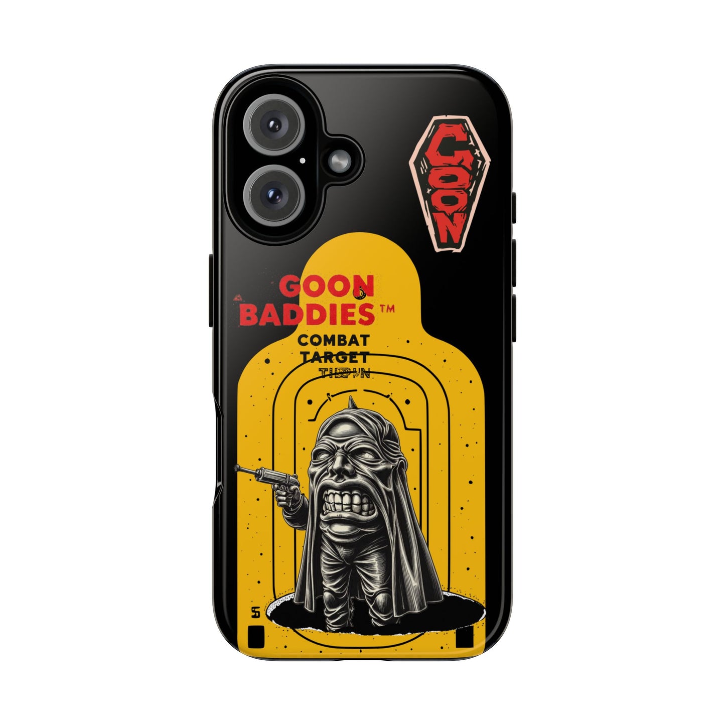 Tough Cases - Goon Baddies Phone Case, Unique Combat Target Design, Smartphone Accessories, Gift for Gamers, Customizable Style