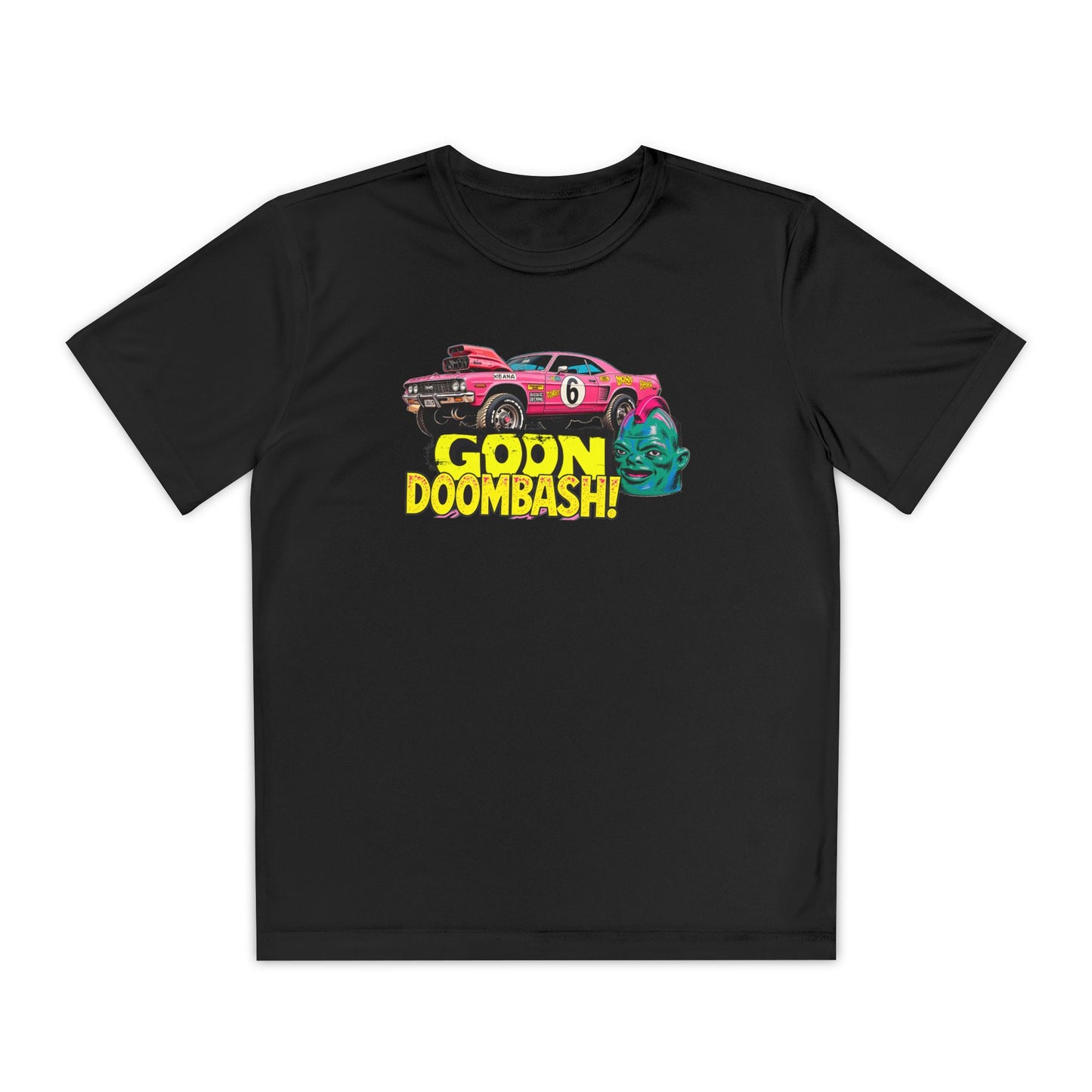 Youth Racing T-Shirt, Goons Goon Doombash Graphic Tee, Kids Car Enthusiast Apparel, Perfect for Birthdays, Race Days, or Everyday Fun