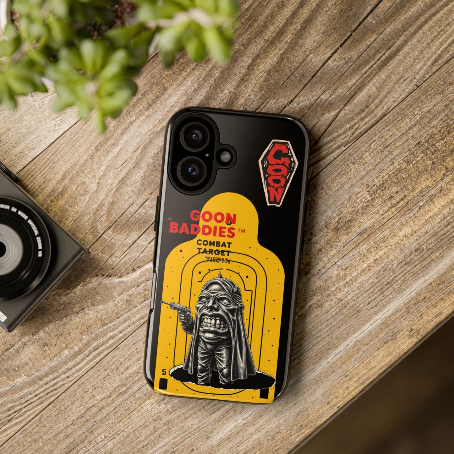 Tough Cases - Goon Baddies Phone Case, Unique Combat Target Design, Smartphone Accessories, Gift for Gamers, Customizable Style