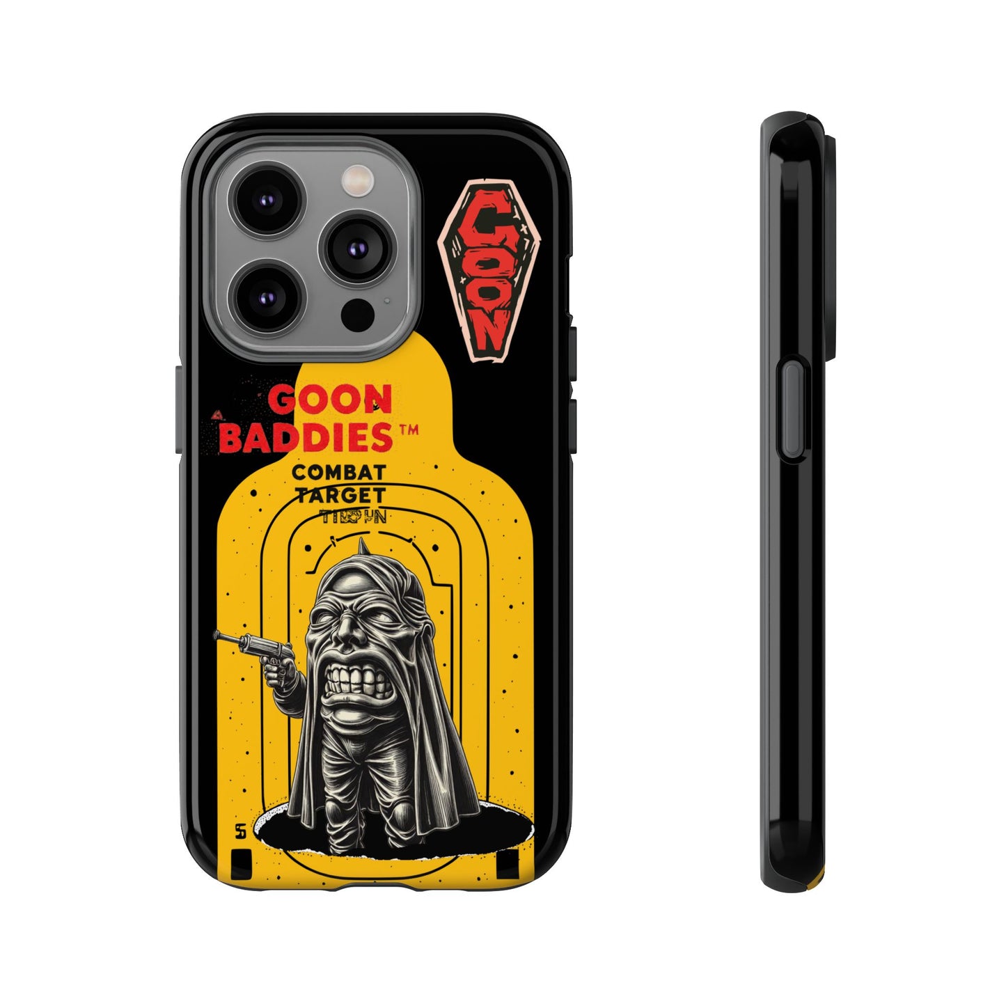 Tough Cases - Goon Baddies Phone Case, Unique Combat Target Design, Smartphone Accessories, Gift for Gamers, Customizable Style