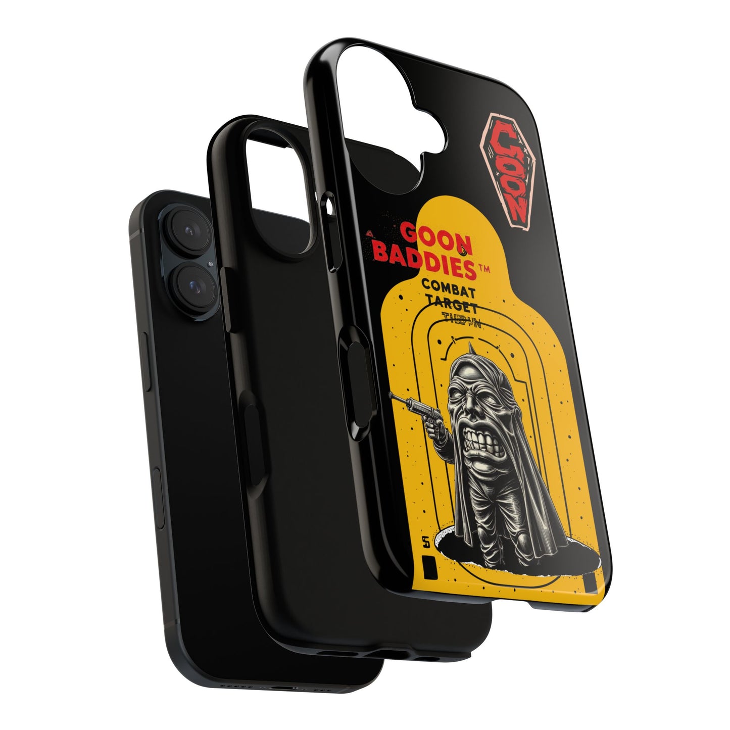 Tough Cases - Goon Baddies Phone Case, Unique Combat Target Design, Smartphone Accessories, Gift for Gamers, Customizable Style