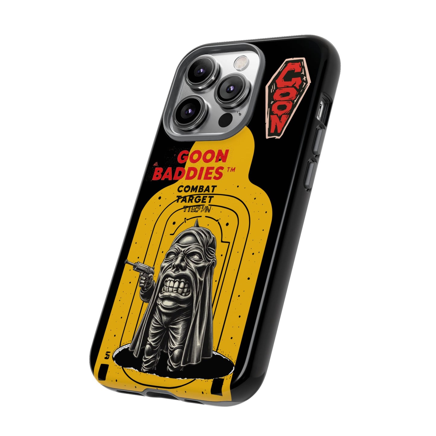 Tough Cases - Goon Baddies Phone Case, Unique Combat Target Design, Smartphone Accessories, Gift for Gamers, Customizable Style