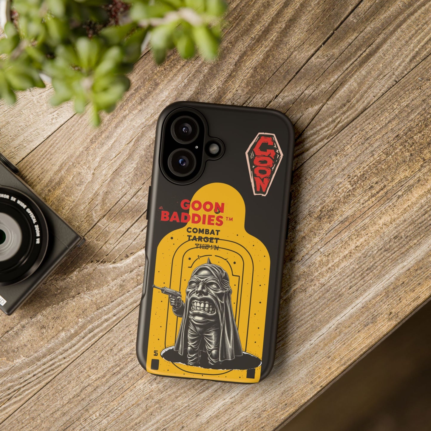 Tough Cases - Goon Baddies Phone Case, Unique Combat Target Design, Smartphone Accessories, Gift for Gamers, Customizable Style